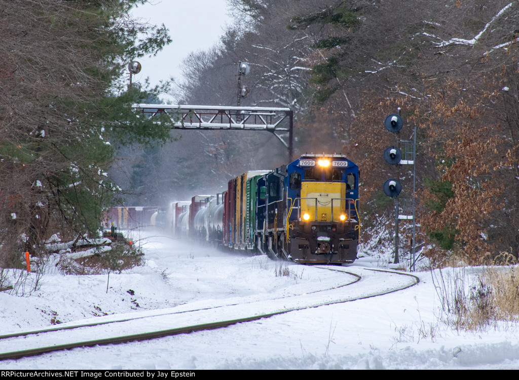 AYPO comes to the end of the Graniteville Siding 